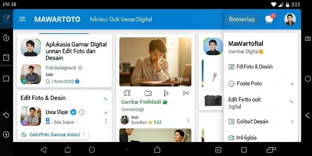Tampilan antarmuka MAWARTOTO yang modern dan fungsional.