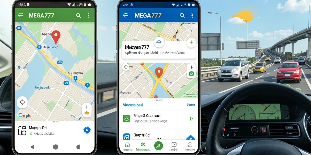 Antarmuka aplikasi MEGA777 yang sederhana dan informatif.