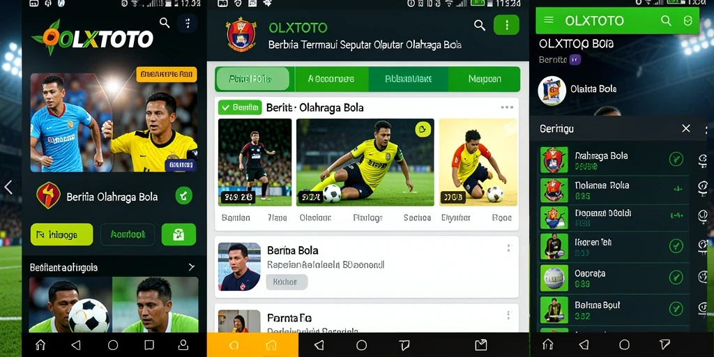 Tampilan antarmuka OLXTOTO yang modern dan informatif.