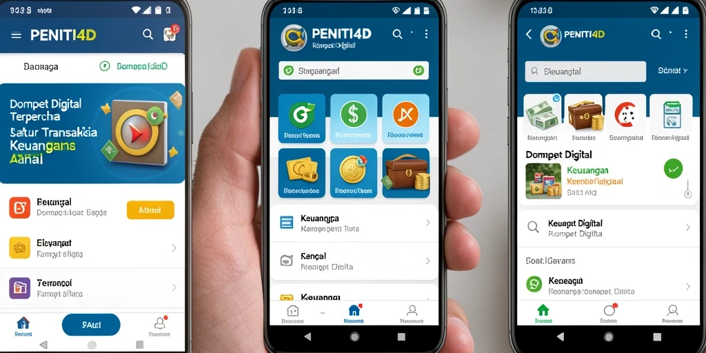 Tampilan antarmuka aplikasi PENITI4D yang modern dan intuitif.