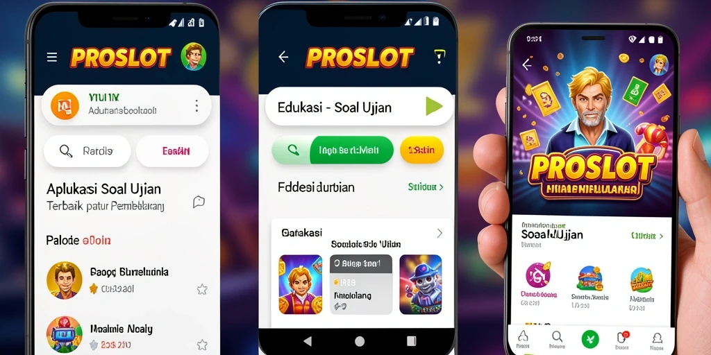 Antarmuka PROSLOT yang interaktif dan user-friendly.