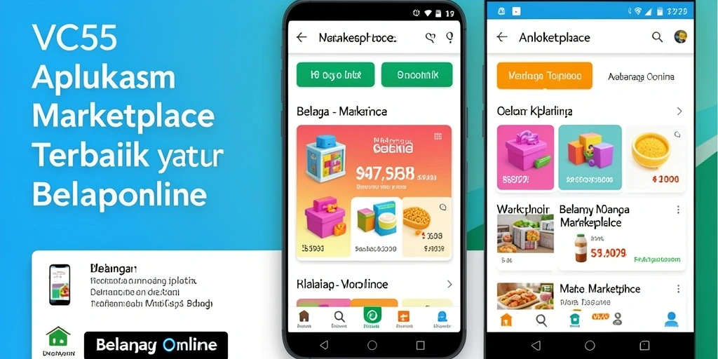 Tampilan antarmuka aplikasi VC55 yang menarik dan mudah digunakan.