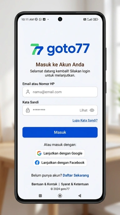 Masuk ke Akun goto77 Anda Sekarang